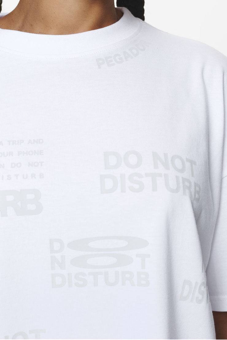 Pegador Groven Heavy Oversized Tee White Sonderangebote