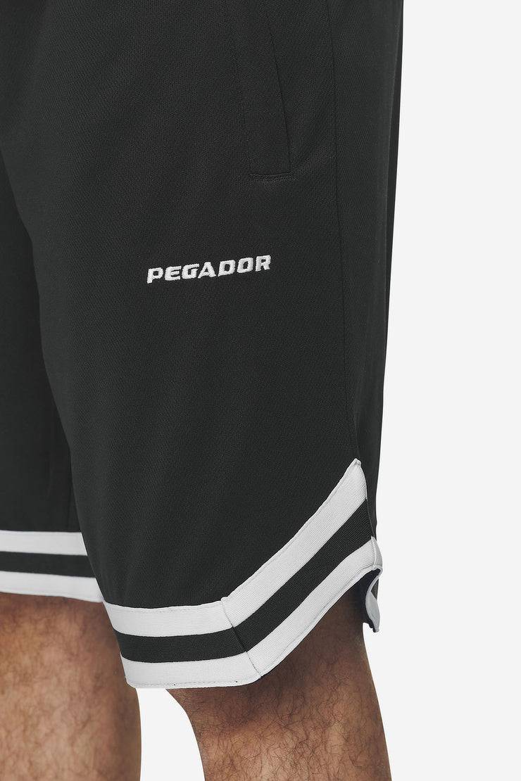 Pegador Lansing Basketball Shorts Black Zeitbegrenzte Promotion