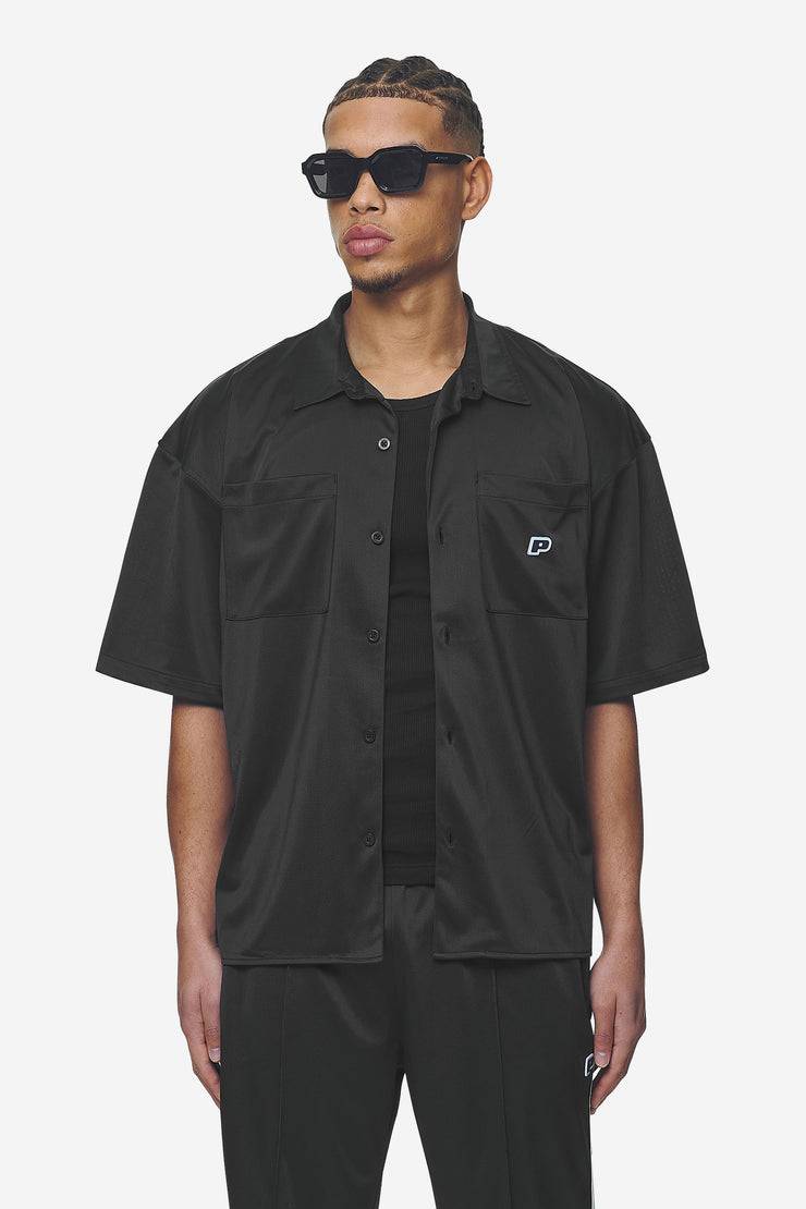 Pegador Zeno Boxy Shirt Black Baby Blue Riesige Rabatte