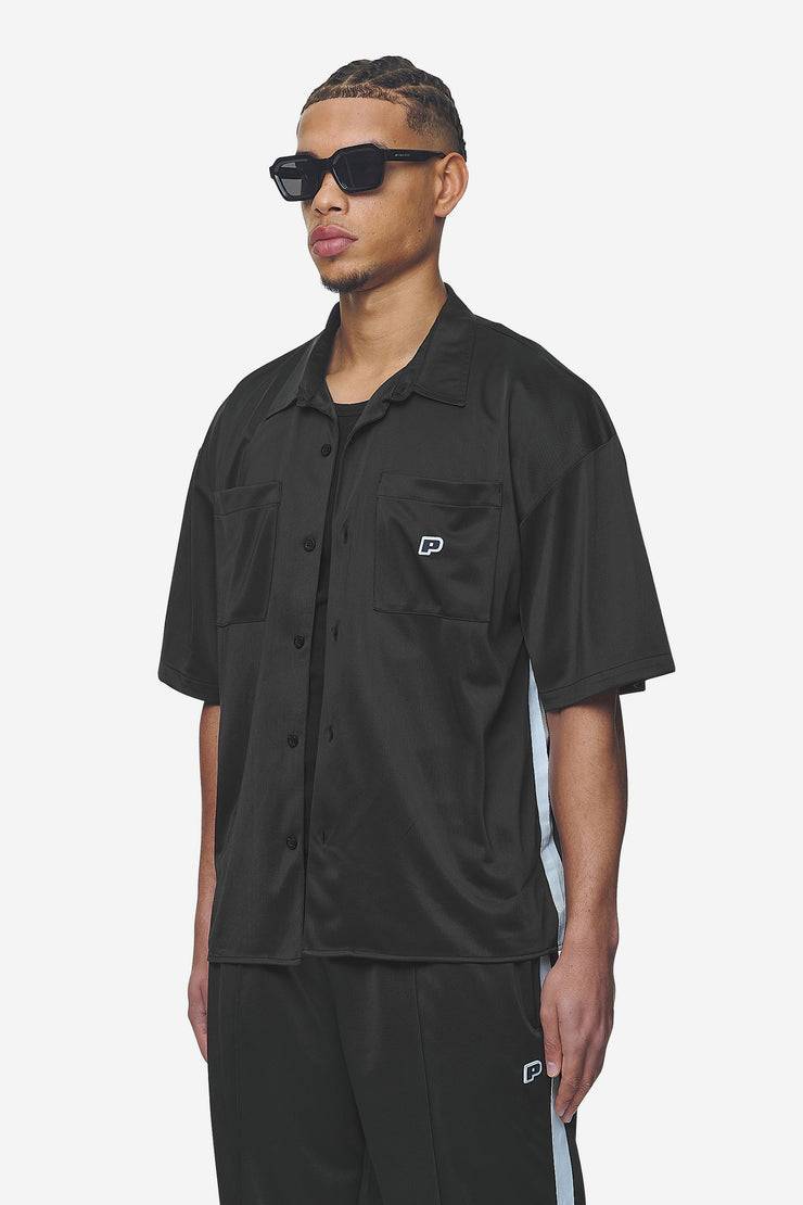 Pegador Zeno Boxy Shirt Black Baby Blue Riesige Rabatte