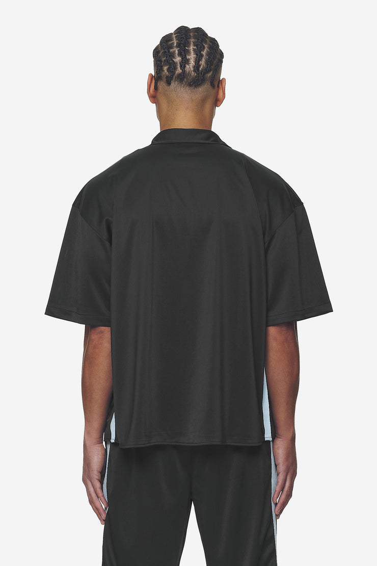 Pegador Zeno Boxy Shirt Black Baby Blue Riesige Rabatte