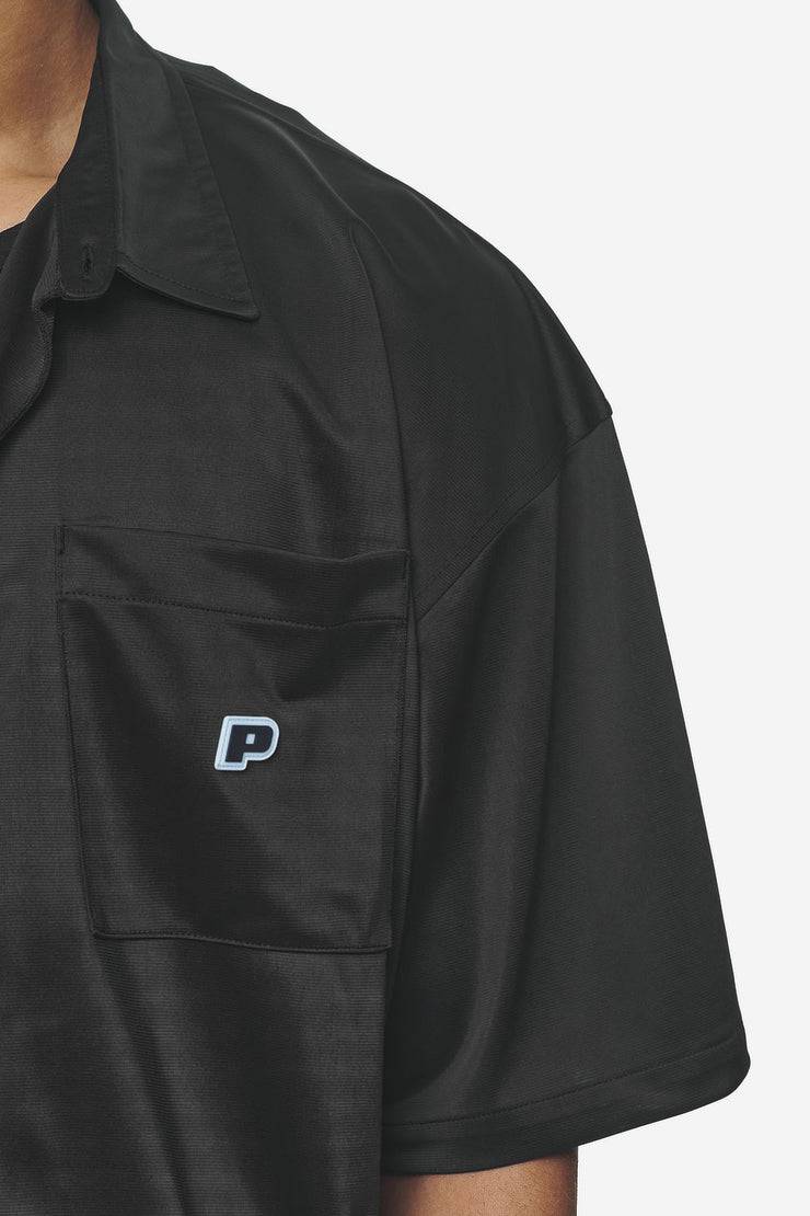 Pegador Zeno Boxy Shirt Black Baby Blue Riesige Rabatte