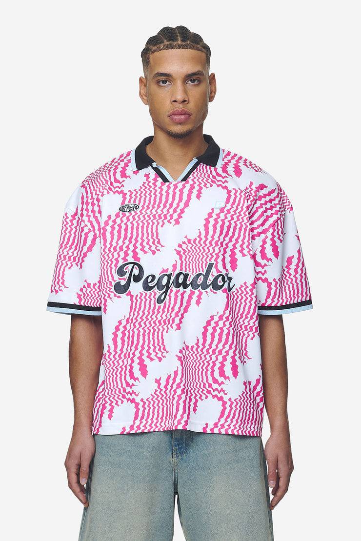 Pegador Worden Boxy Trikot White Pink Clearance-Verkauf