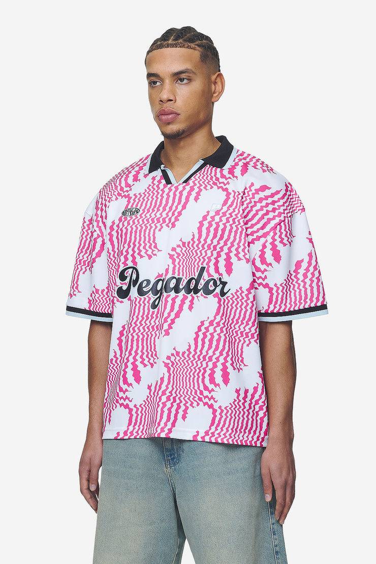 Pegador Worden Boxy Trikot White Pink Clearance-Verkauf