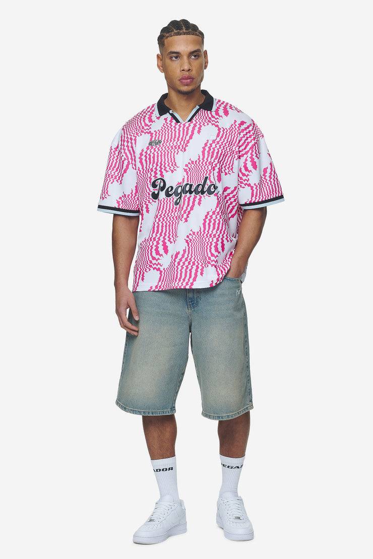 Pegador Worden Boxy Trikot White Pink Clearance-Verkauf