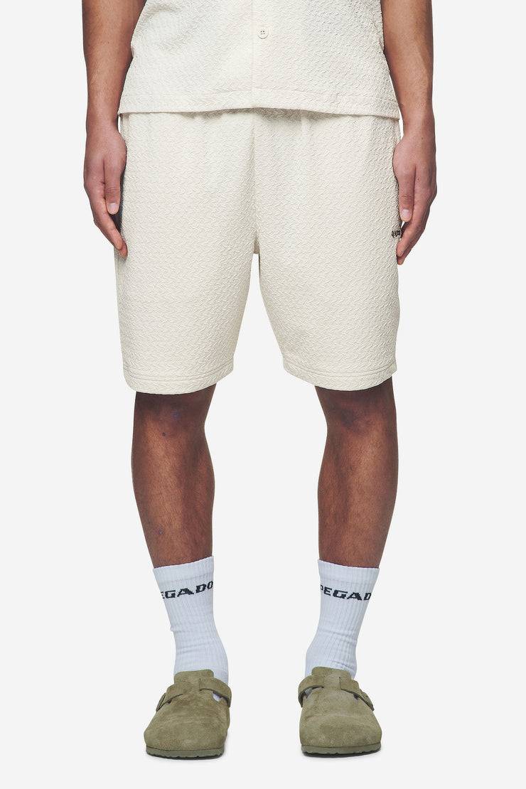 Pegador Wyton Structured Summer Shorts Salty Cream Fabrikladen