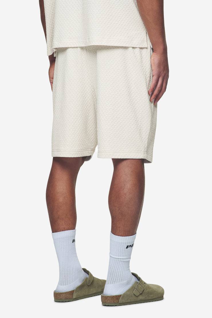 Pegador Wyton Structured Summer Shorts Salty Cream Fabrikladen
