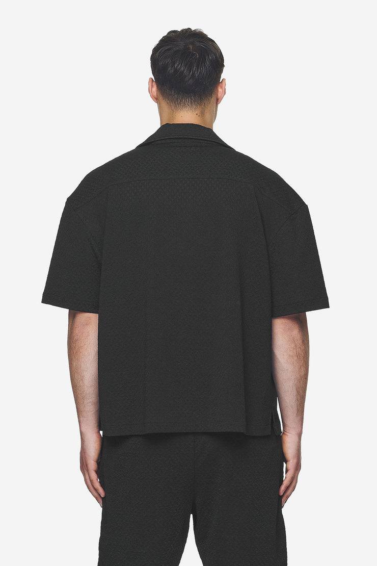 Pegador Wyton Structured Summer Shirt Black Black Friday Preise