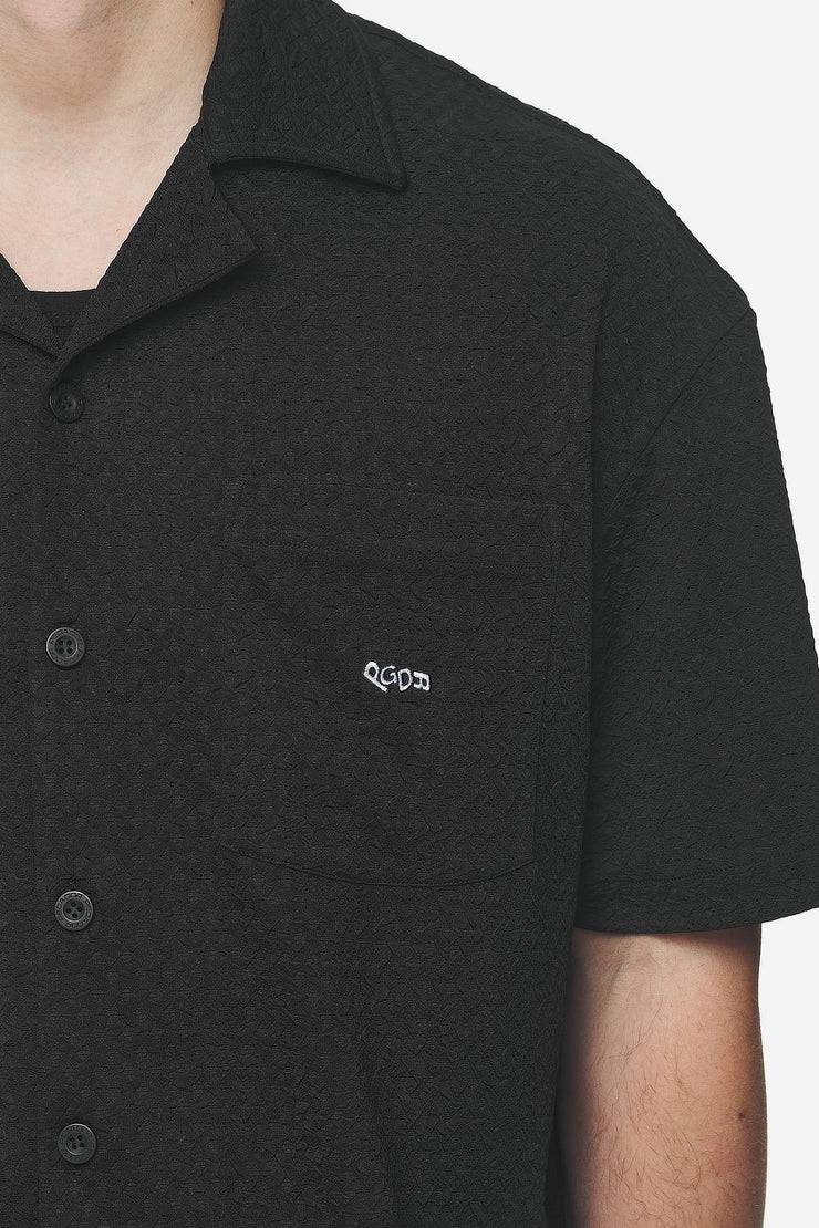 Pegador Wyton Structured Summer Shirt Black Black Friday Preise