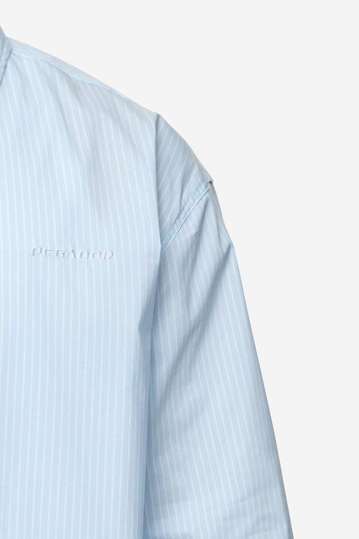 Pegador Raton Oversized Longsleeve Shirt Baby Blue White zollfrei