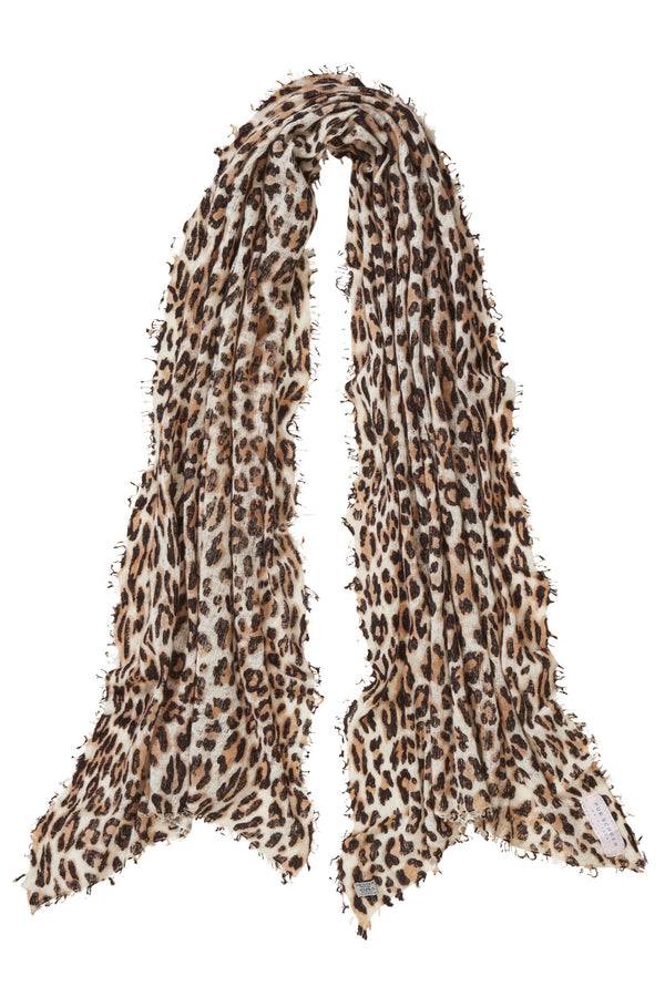 Pur Schoen Schal leo beige-schoko Große Rabatte