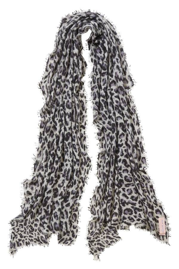 Pur Schoen Schal leo black-grey Sonderangebote