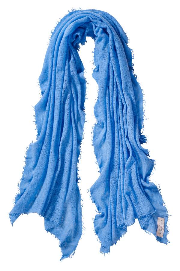 Pur Schoen Schal sky blue Sonderangebot der Fabrik