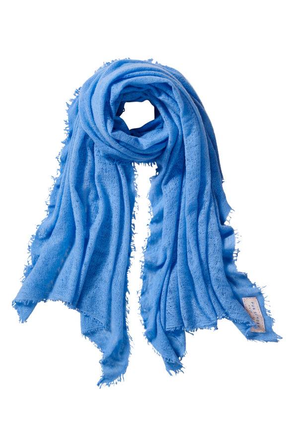 Pur Schoen Schal sky blue Sonderangebot der Fabrik