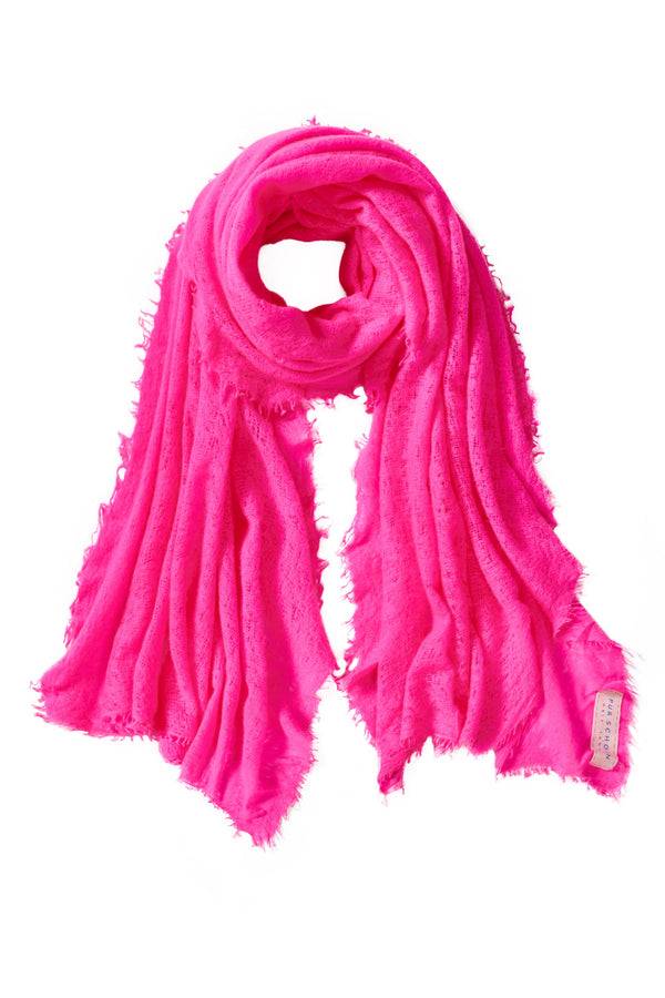 Pur Schoen Schal neon pink Bis zu 55% Rabatt