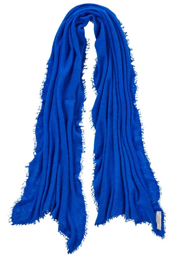 Pur Schoen Schal royal blau Fabrikladen