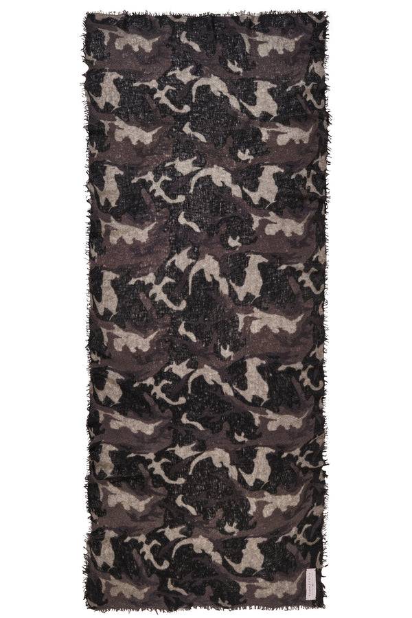 Pur Schoen Schal camo grey-black Exklusivangebot