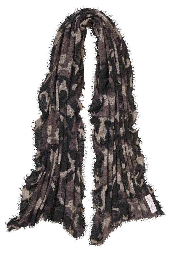 Pur Schoen Schal camo grey-black Exklusivangebot