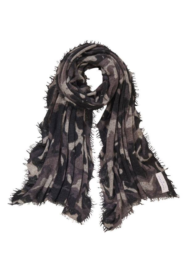 Pur Schoen Schal camo grey-black Exklusivangebot