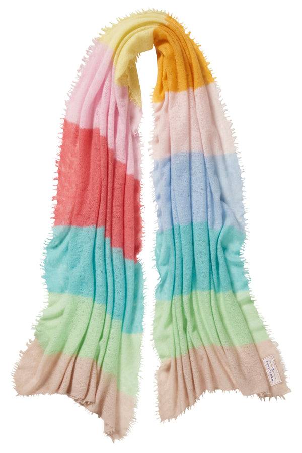 Pur Schoen Schal rainbow stripes 7 Kostenlose Rückgabe