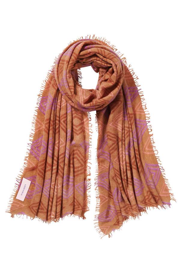 Pur Schoen Schal crystal diamond camel Begrenzt auf 3 Tage