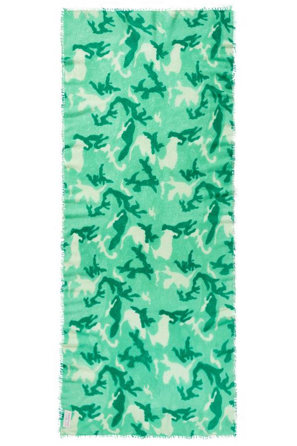 Pur Schoen Schal camo green ice zollfrei