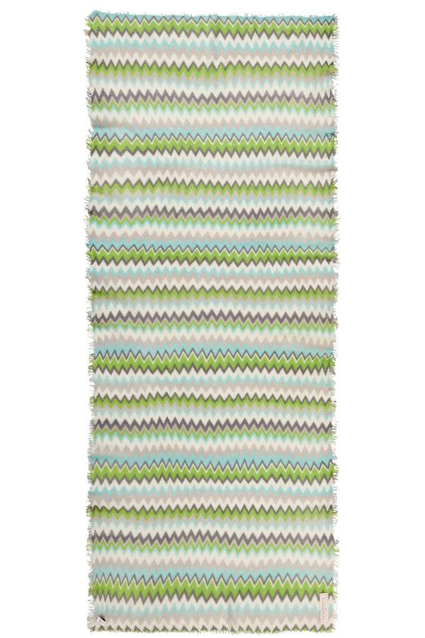 Pur Schoen Schal chevron lime-eistürkis 50% Rabatt für begrenzte Zeit