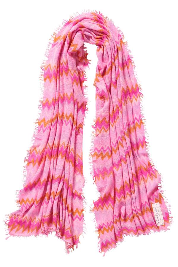Pur Schoen Schal chevron flamingo-rose Rabatte dieses Monats