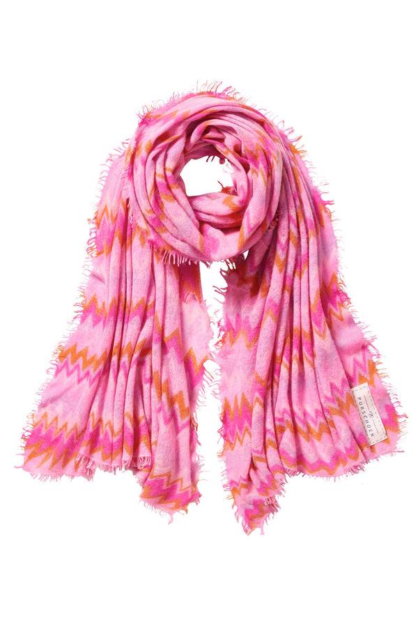 Pur Schoen Schal chevron flamingo-rose Rabatte dieses Monats