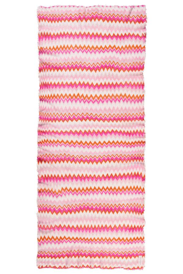 Pur Schoen Schal chevron pink-lavendel Verkauf