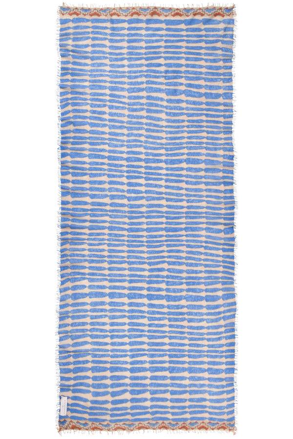 Pur Schoen Schal habbat sky blue-sand Rabatt