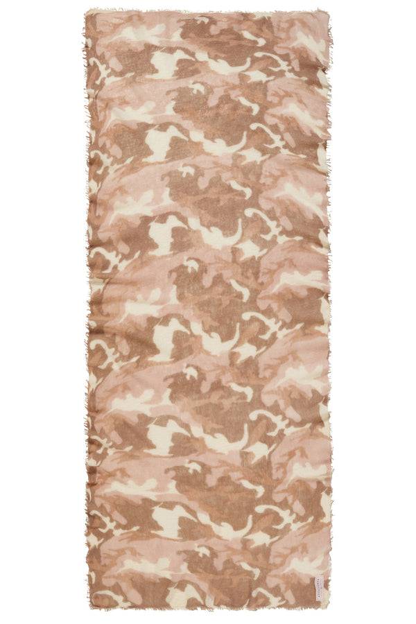 Pur Schoen Schal camo nougat-camel classic Weihnachtsangebot