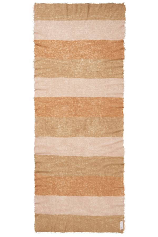 Pur Schoen Schal block 3 camel Top Angebot