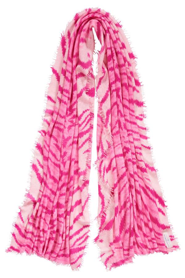 Pur Schoen Schal tiger pink Riesige Ersparnisse