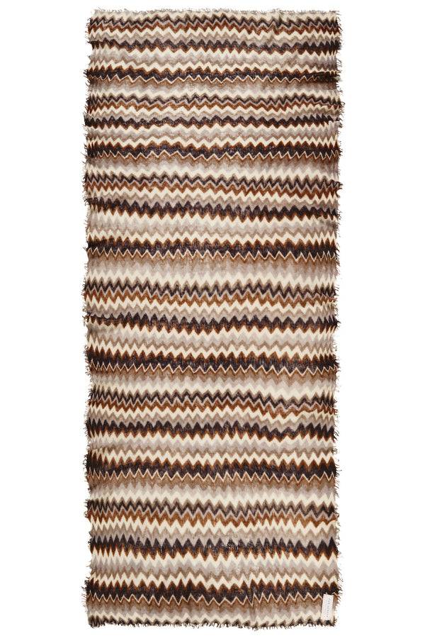 Pur Schoen Schal chevron testa moro-stone II Letzte 3 Tage