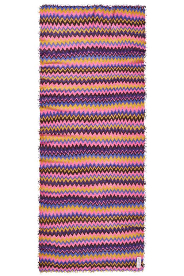Pur Schoen Schal chevron blackberry-rose Letzter Tag