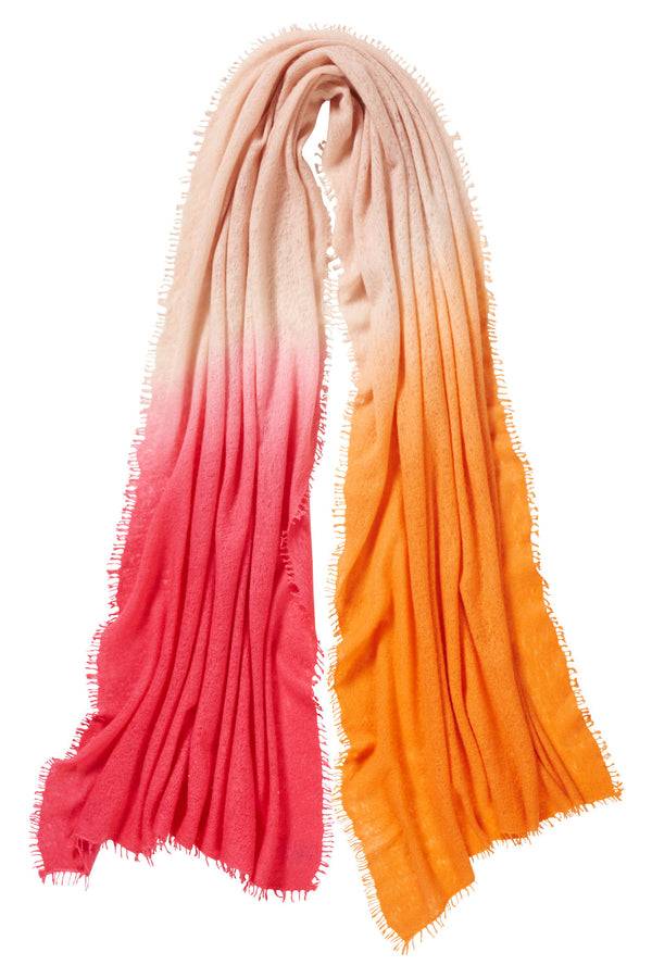 Pur Schoen Schal ombre klatschmohn Nur für heute