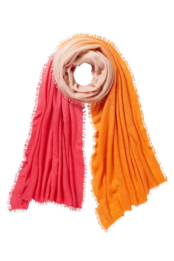 Pur Schoen Schal ombre klatschmohn Nur für heute