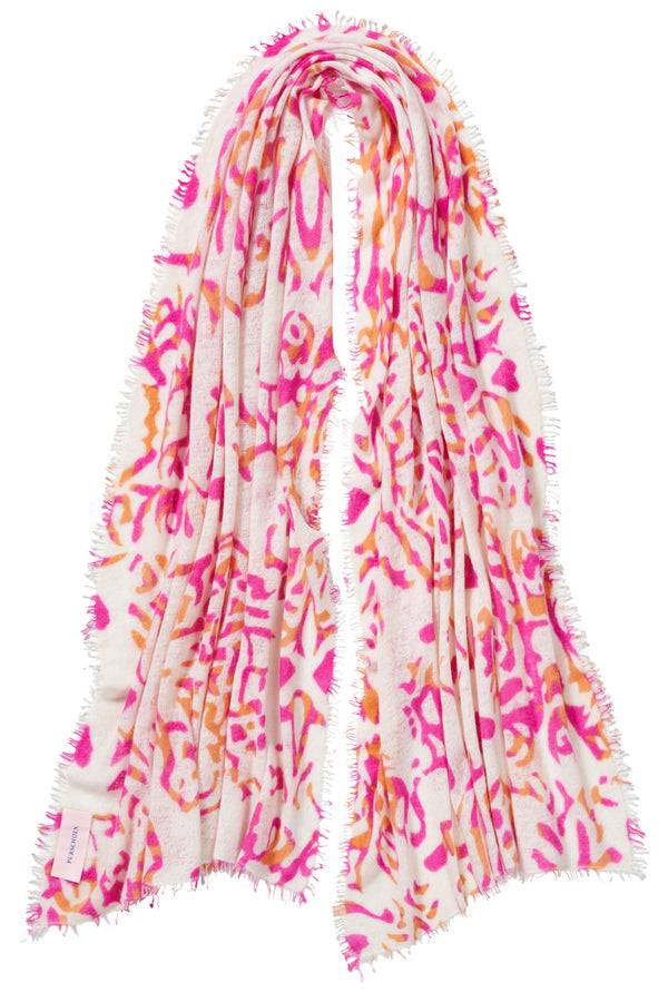 Pur Schoen Schal djungle heart pink Nur noch ein Tag übrig