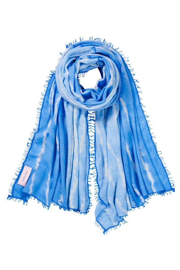 Pur Schoen Schal miss patch java sky blue Fabrikladen