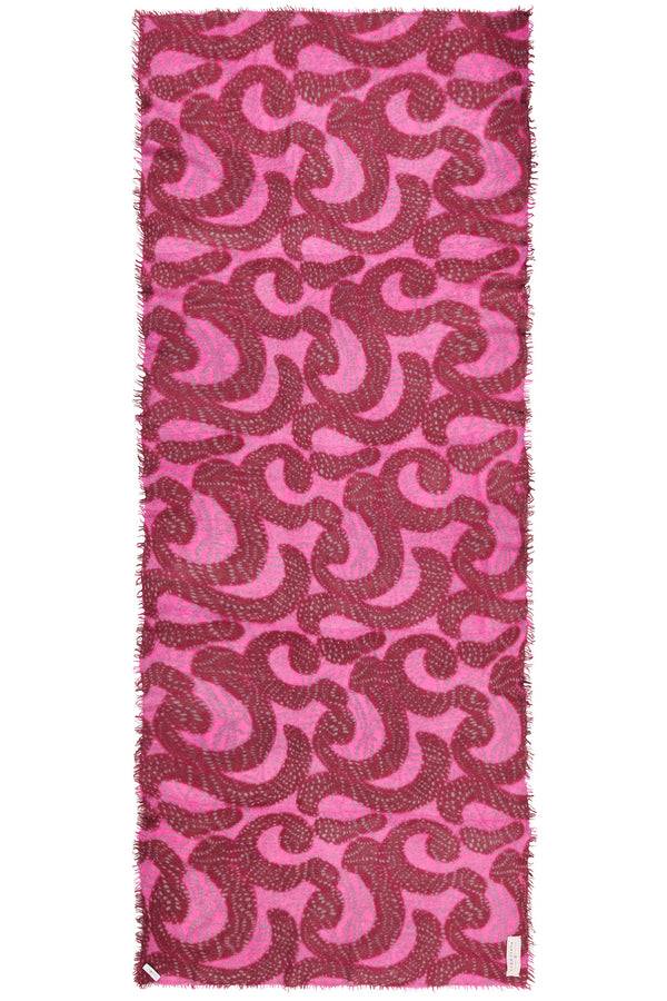 Pur Schoen Schal sprinkle bordo-pink Online