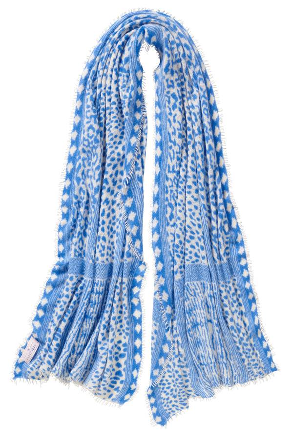 Pur Schoen Schal savanne skyblue Günstiger Verkauf