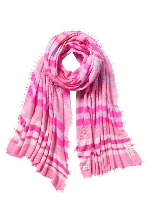 Pur Schoen Schal rainbow pink dream Kostenloser Versand