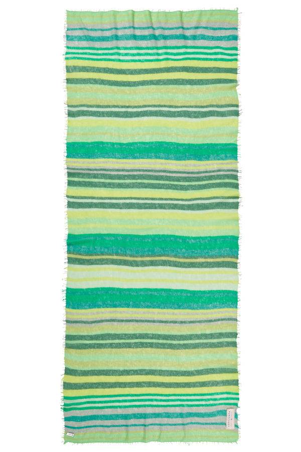 Pur Schoen Schal rainbow green dream Fabrik Onlineshop