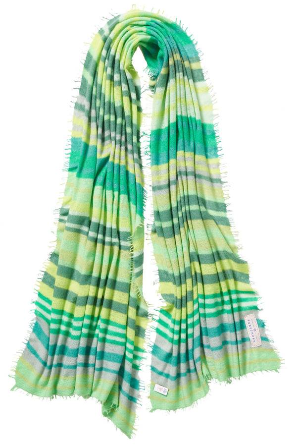 Pur Schoen Schal rainbow green dream Fabrik Onlineshop