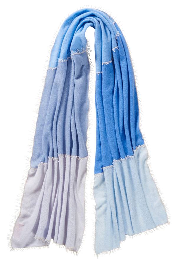 Pur Schoen Schal miss patch puder blau Preisnachlass