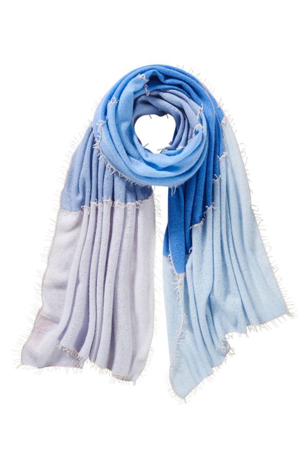 Pur Schoen Schal miss patch puder blau Preisnachlass