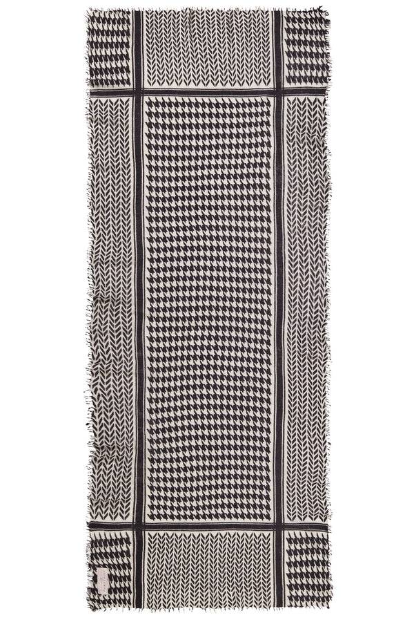 Pur Schoen Schal milano black-natural Top Angebot