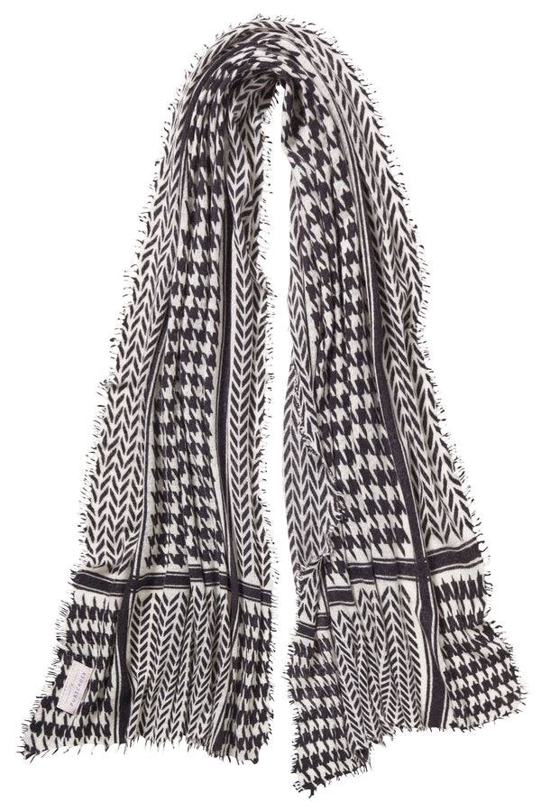 Pur Schoen Schal milano black-natural Top Angebot