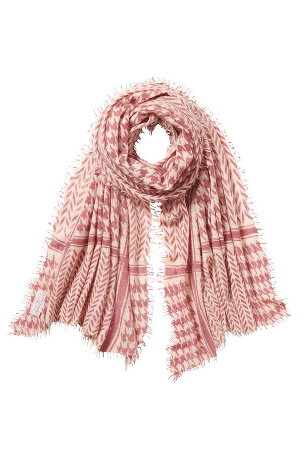 Pur Schoen Schal milano antik rosa-sand Neueste Mode